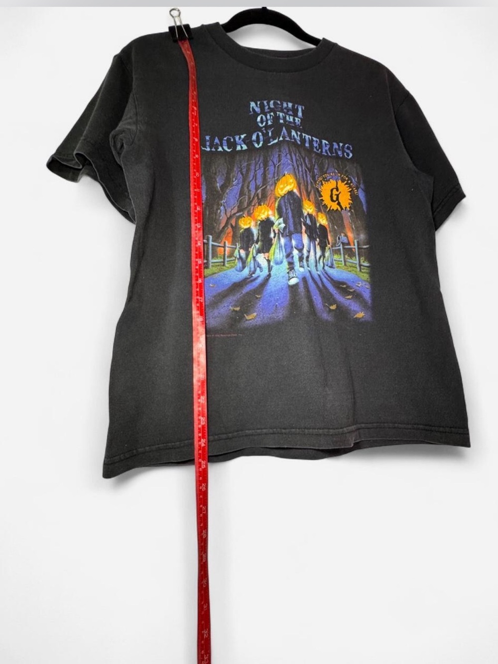 Vintage 1996 Goosebumps Night of the Jack O Lanterns T-Shirt 90s Graphic Tee - Picture 4 of 6